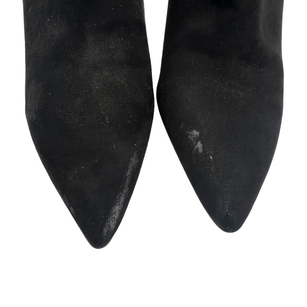 Zara Basic Black Knit Cigarette Pointed Toe Ankle… - image 7